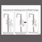 Haute Decor Adapt 2-Pack Adjustable Wreath Hangers with Removable Snowflake and Reindeer Icons - Use with or Without Icons for Year-Round Door Decor
